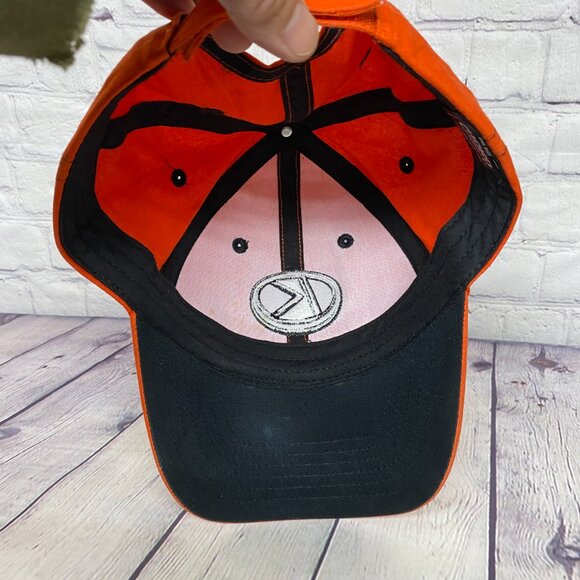 Kubota Baseball Hat Cap Strap Back Orange CHOKO Embroidered SWEAT STAINS - Picture 12 of 14